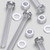 60x Clear Acrylic / PC Pan Cross Head Bolts, Nuts & Washers, M6 x 60 mm