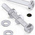 60x Clear Acrylic Pan Head Plastic Screws & Bolts M6 x 60mm, Nuts & Washers