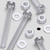 60x Clear Acrylic Pan Head Plastic Screws & Bolts M6 x 60mm, Nuts & Washers