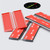 4x Clear Flexible Acrylic Hinges, 75mm - Self-Adhesive, Low Profile Living Hinges
