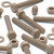 5x Natural PEEK Hex Head Plastic Screws & Bolts M10 x 65mm, Nuts & Washers