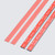 2x Clear Flexible Acrylic Hinges, 1150mm - Self-Adhesive, Low Profile Living Hinges
