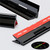 4x Black Acrylic Piano Hinges 200mm, Self-Adhesive, No Glue Required