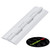 4x White, Acrylic Piano Hinges, 150mm - No Glue Required, Plastic Hinges