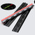4x Black Acrylic Piano Hinges 300mm, Self-Adhesive, No Glue Required