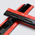 4x Black Acrylic Piano Hinges 300mm, Self-Adhesive, No Glue Required