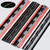 4x Black, Acrylic Piano Hinges, 300mm - No Glue Required, Plastic Hinges
