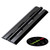 4x Black, Acrylic Piano Hinges, 150mm - No Glue Required, Plastic Hinges