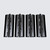 4x Black Acrylic Piano Hinges 150mm, Self-Adhesive, No Glue Required