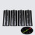 4x Black, Acrylic Piano Hinges, 150mm - No Glue Required, Plastic Hinges