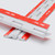 4x White, Acrylic Piano Hinges, 300mm - No Glue Required, Plastic Hinges