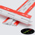 4x White Acrylic Piano Hinges 300mm, Self-Adhesive, No Glue Required