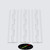 3x White Acrylic Piano Hinges 200mm, Continuous Plastic Hinges
