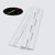 3x White Acrylic Piano Hinges, 200mm