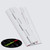 4x White Acrylic Piano Hinges 200mm, Self-Adhesive, No Glue Required