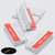 10x White Acrylic Piano Hinges 45mm, Self-Adhesive, No Glue Required