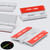 10x White Acrylic Piano Hinges 45 mm, Self-Adhesive, No Glue Required