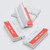 10x White Acrylic Piano Hinges 45 mm, Self-Adhesive, No Glue Required