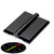 10x Black Acrylic Piano Hinges 45mm, Self-Adhesive, No Glue Required