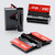 10x Black, Acrylic Hinges, 24mm - No Glue Required, Plastic Piano Hinges