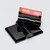 10x Black Acrylic Piano Hinges, 24mm - No Glue Required, Plastic Hinges