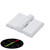 10x White, Acrylic Hinges, 24mm - No Glue Required, Plastic Piano Hinges