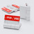 10x White Acrylic Piano Hinges, 24mm - No Glue Required, Plastic Hinges