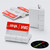 10x White Acrylic Piano Hinges, 24mm - No Glue Required, Plastic Hinges