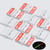 10x White Acrylic Piano Hinges, 24mm - No Glue Required, Plastic Hinges