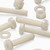 50x Natural Nylon Pan Head Machine Screws & Bolts M6 x 30mm, Nuts & Washers