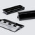 10x Black, Acrylic Hinges, 75mm, Plastic Piano Hinges