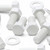 20x White PP Hex Head Plastic Screws & Bolts M10 x 20mm, Nuts & Washers