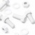 20x White PP Hex Head Plastic Screws & Bolts M10 x 20mm, Nuts & Washers