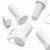 20x White PP Hex Head Plastic Screws & Bolts M10 x 20mm, Nuts & Washers