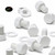 10x White PP Hex Head Plastic Screws & Bolts M16 x 20mm, Nuts & Washers