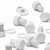 10x White PP Hex Head Plastic Screws & Bolts M16 x 20mm, Nuts & Washers
