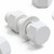 20x White PP Hex Head Plastic Screws & Bolts M12 x 40mm, Nuts & Washers