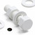 10x White, Hex Head, (PP), M12 x 50mm, Plastic Bolts,Nuts & Washers, -Screws