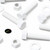 10x White PP Hex Head M12 x 50 mm Plastic Bolts, Nuts & Washers