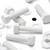20x White PP Hex Head Plastic Screws & Bolts M10 x 40mm, Nuts & Washers