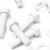 20x White PP Hex Head M10 x 40 mm Plastic Bolts, Nuts & Washers