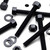 5x Black PP Hex Head Plastic Bolts, Nuts & Washers - M20 x 150 mm