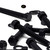 5x Black PP Hex Head Plastic Bolts, Nuts & Washers - M20 x 150 mm