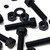 10x Black Nylon PA66 Hex Head Plastic Bolts, Nuts & Washers - M12 x 50 mm