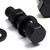 10x Black Nylon PA66 Hex Head Plastic Bolts, Nuts & Washers - M12 x 50 mm