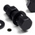 10x Black Nylon Hex Head Plastic Screws & Bolts M12 x 50mm, Nuts & Washers