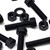 10x Black Nylon Hex Head Plastic Screws & Bolts M12 x 50mm, Nuts & Washers
