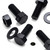 20x Black Nylon Hex Head Plastic Screws & Bolts M10 x 25 mm, Nuts & Washers
