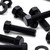 20x Black, Hex Head, Nylon, M10 x 40mm, Plastic Bolts,Nuts & Washers, -Screws