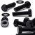 20x Black Nylon PA66 Hex Head Plastic Bolts, Nuts & Washers - M10 x 40 mm
